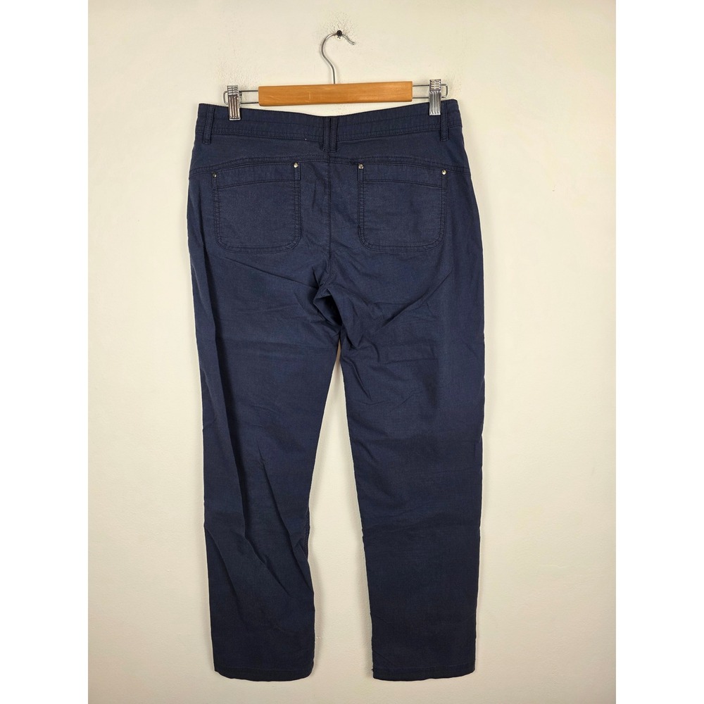 Title Nine Clamber Pants Women 6 Navy Blue Cotton Nylon Stretch Hiking TN-230935 - Picture 2 of 10